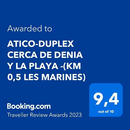 Atico-duplex Cerca De Y La Playa - Апартаменти Денія
